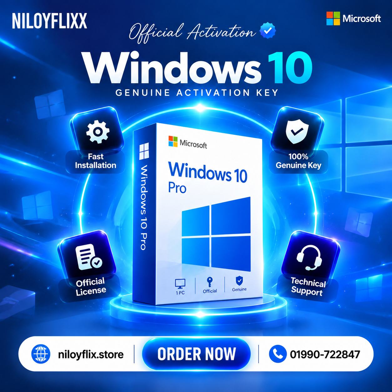 Windows 10 License Key - 1PC Lifetime